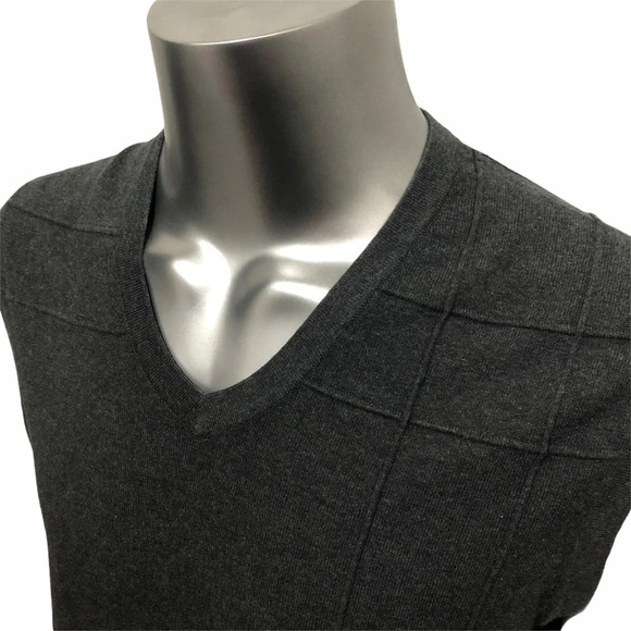 Men’s Mexx V-Neck Charcoal Sweater Vest Grey Size Large - Picture 5 of 5